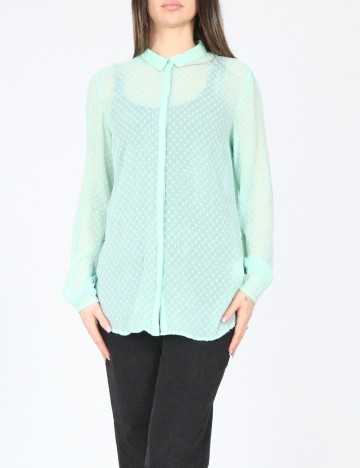 Camasa Zara, turcoaz