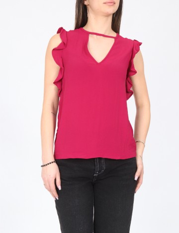 Bluza Bershka, magenta
