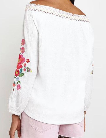 Bluza River Island, alb