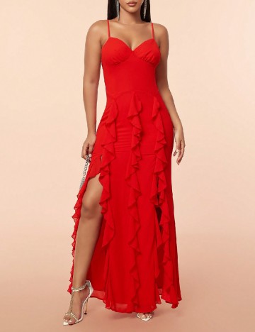 
						Rochie lunga SHEIN, rosu