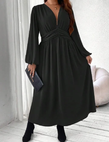 Rochie lunga SHEIN CURVE, negru