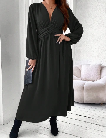Rochie lunga SHEIN CURVE, negru