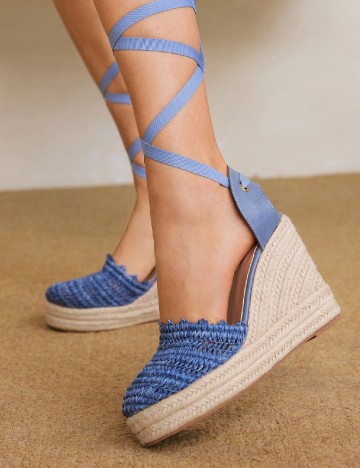 Sandale SHEIN, albastru