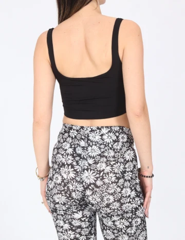 Top Bershka, negru