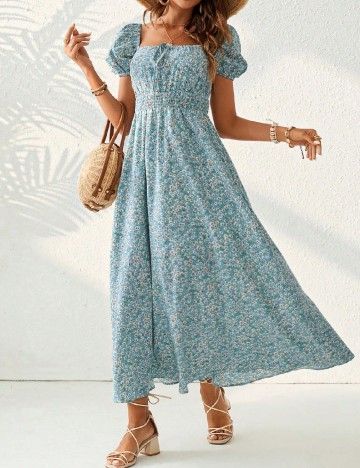 
						Rochie lunga SHEIN, floral print