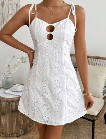 
						Rochie scurta SHEIN, alb