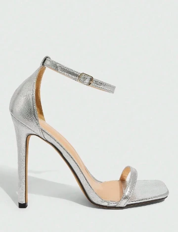 Sandale SHEIN, argintiu