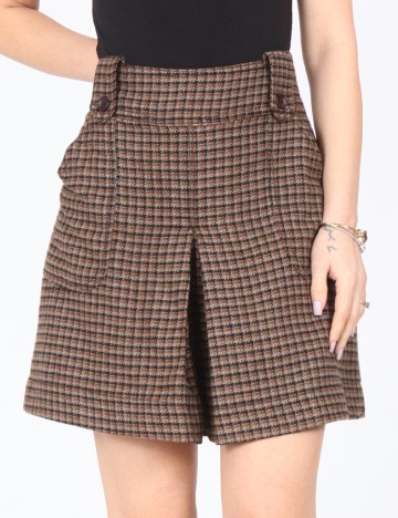 Pantaloni scurti Zara, maro