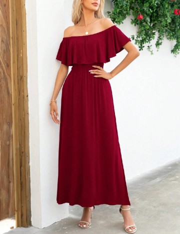 
						Rochie lunga SHEIN, rosu