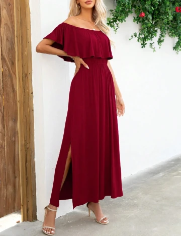 Rochie lunga SHEIN, rosu