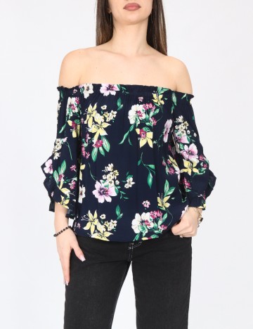 
						Bluza Bershka, bleumarin inchis