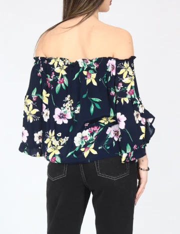 Bluza Bershka, bleumarin inchis