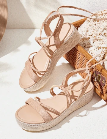 Sandale SHEIN, crem