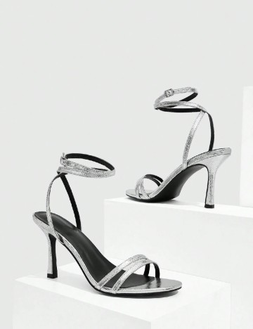 Sandale Cuccoo, argintiu