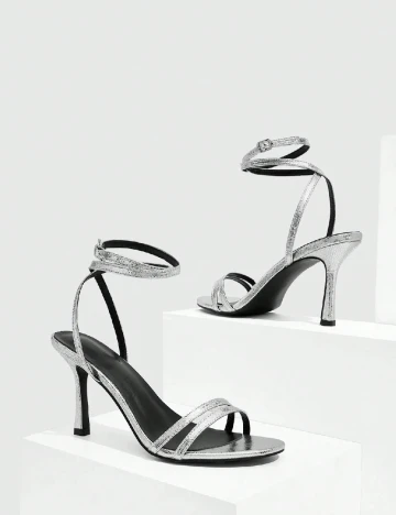 Sandale Cuccoo, argintiu