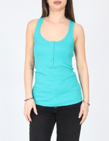 
						Maiou Bershka, turcoaz