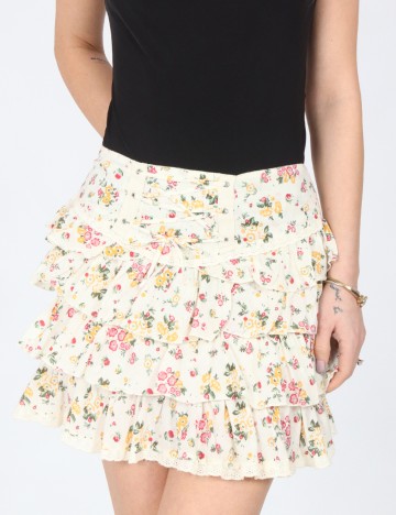 Fusta Zara, floral print