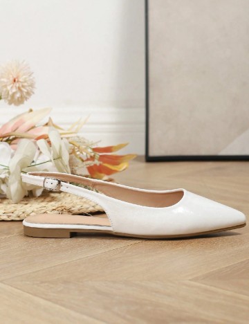 Pantofi SHEIN, alb