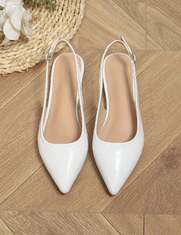 Pantofi SHEIN, alb