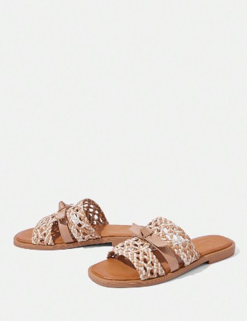 Slapi Cuccoo, crem/maro