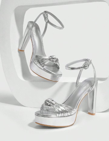 Sandale Cuccoo, argintiu