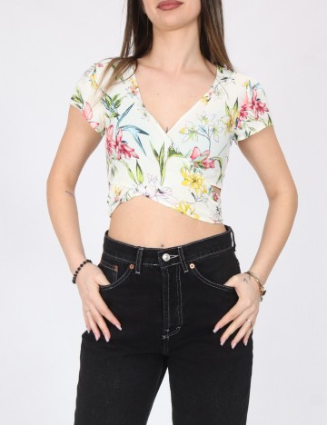 Top Bershka, crem