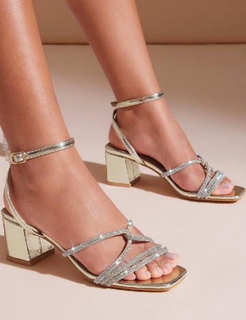 Sandale SHEIN, auriu