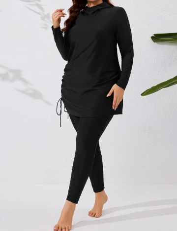 Costum de baie SHEIN CURVE, negru