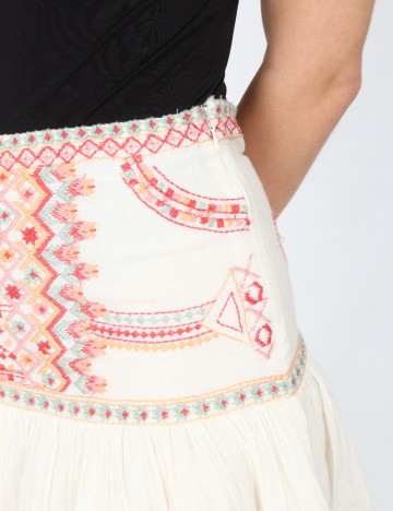 Fusta Zara, ecru