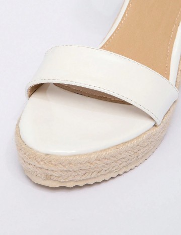 Sandale SHEIN, alb