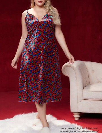 
						Rochie de noapte SHEIN CURVE, floral