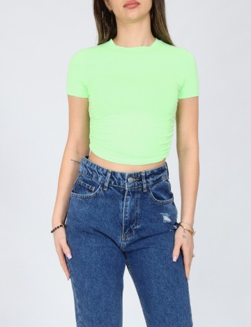 Top Bershka, verde