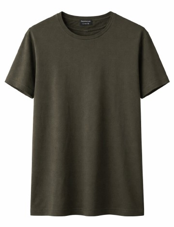 Tricou Oversize Bershka, kaki