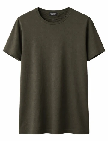 Tricou Oversize Bershka, kaki