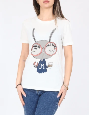 Tricou Pull&Bear, alb