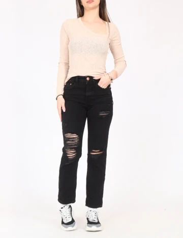 Blugi River Island, negru