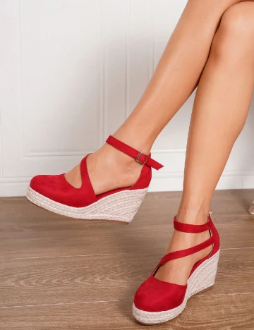 Sandale SHEIN, rosu