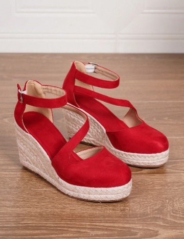 Sandale SHEIN, rosu