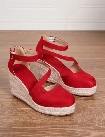Sandale SHEIN, rosu