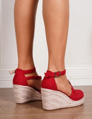 Sandale SHEIN, rosu