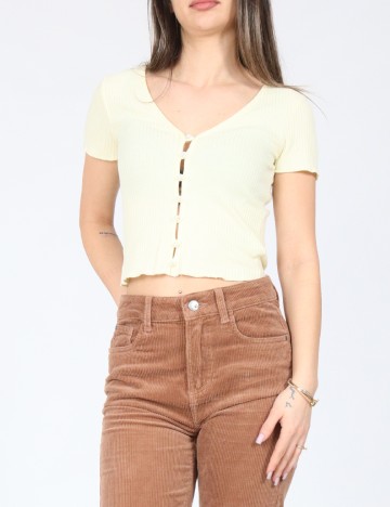 Top Bershka, galben