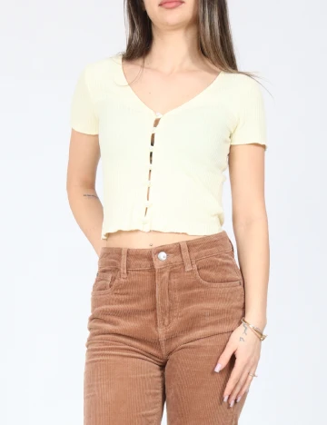 Top Bershka, galben