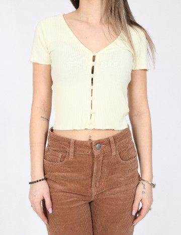 Top Bershka, galben