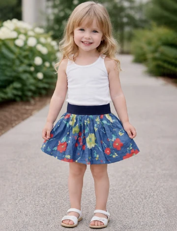 Fusta Zara, albastru