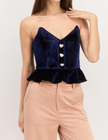 
						Top River Island, bleumarin