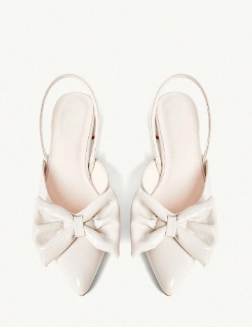 Pantofi Cuccoo, ecru