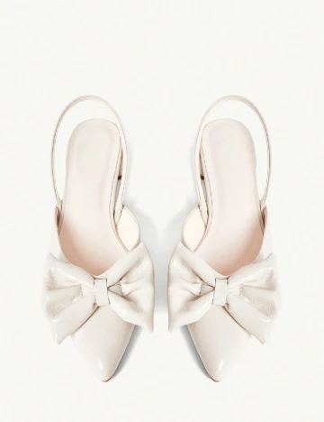 Pantofi Cuccoo, ecru