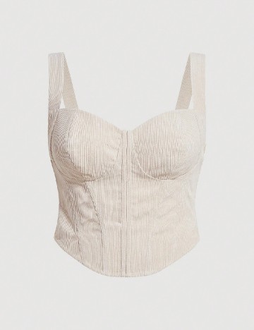 
						Top SHEIN CURVE, bej