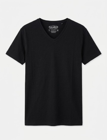 Tricou Pull&Bear, negru