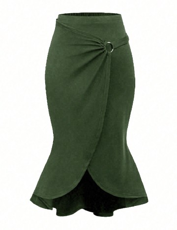 
						Fusta SHEIN CURVE, verde
